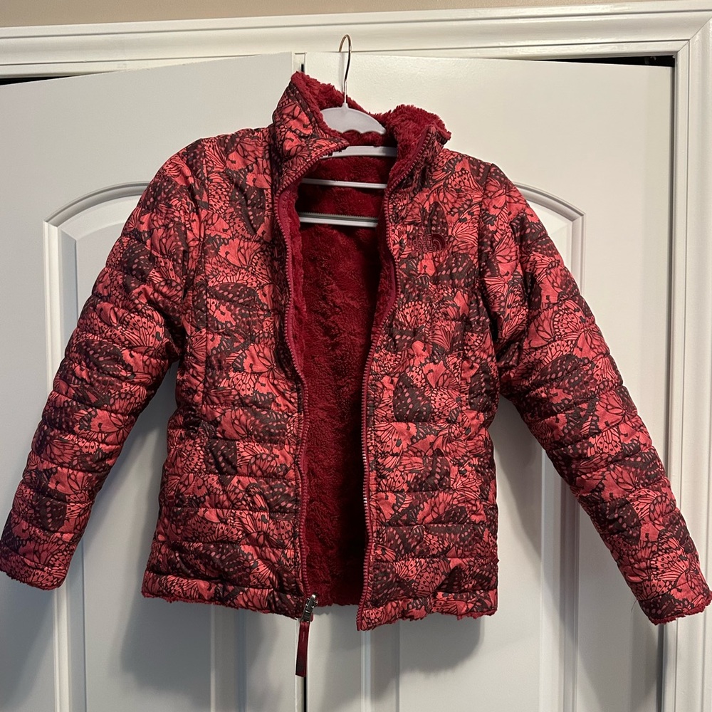 North Face Girls Reservable Jacket - Size Medium (10-12)